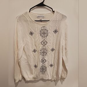 3 for $26 - ALFRED DUNNER Women's Vintage Knitted Sweater